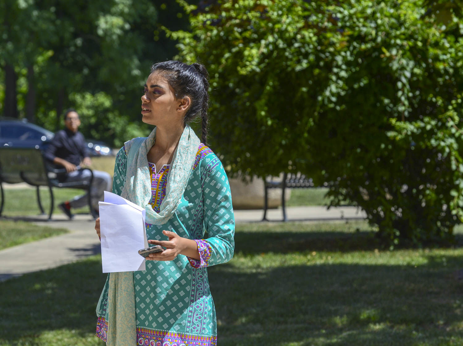Megan Suri at Broad Ripple High School set